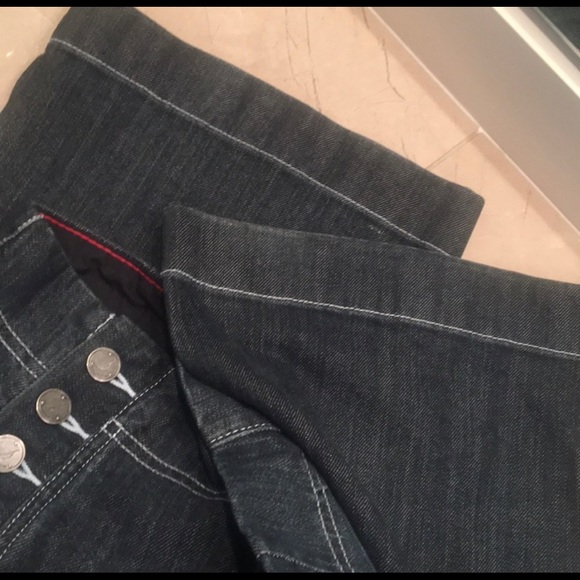 Nautica 4 sailor button wide leg jean regatta EUC - Picture 4 of 4